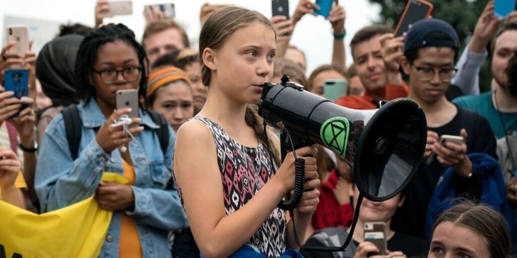 Greta Thunberg Social works